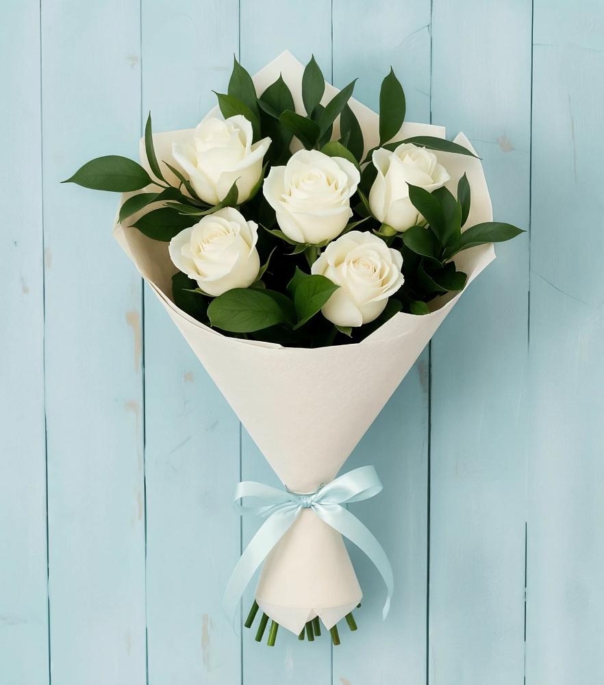 Букет цветов из: Розы в Верхний Услон