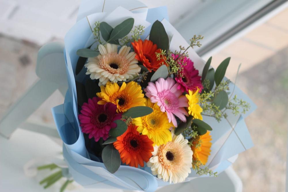 Букет цветов из: Герберы в Верхний Услон