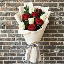 Букет цветов из:  Розы в Верхний Услон