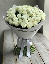 Букет 35 Белых роз в Верхний Услон