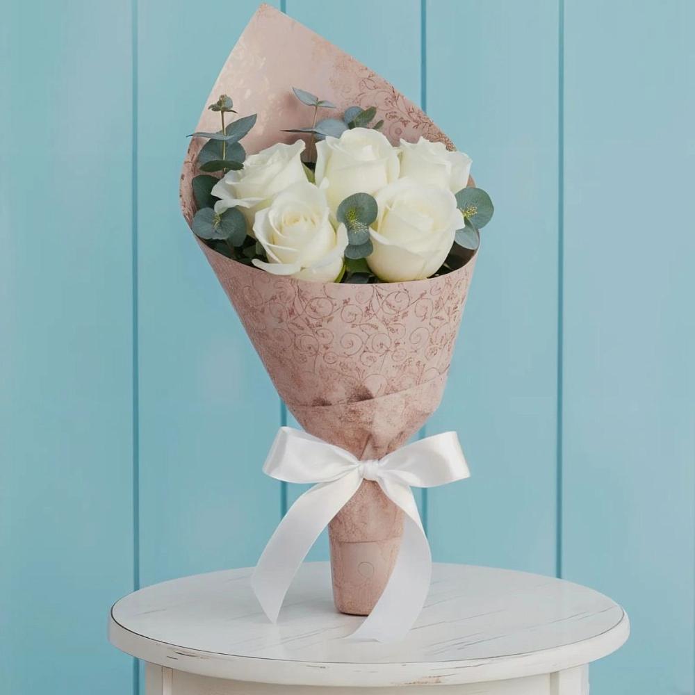 Букет цветов из: Розы в Верхний Услон