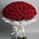 Букет 101 Красная роза Блэк Мэджик в Верхний Услон
