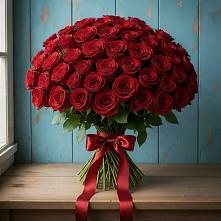 Букет Красные розы Блэк Меджик #REPLACE_PRED# Верхний Услон