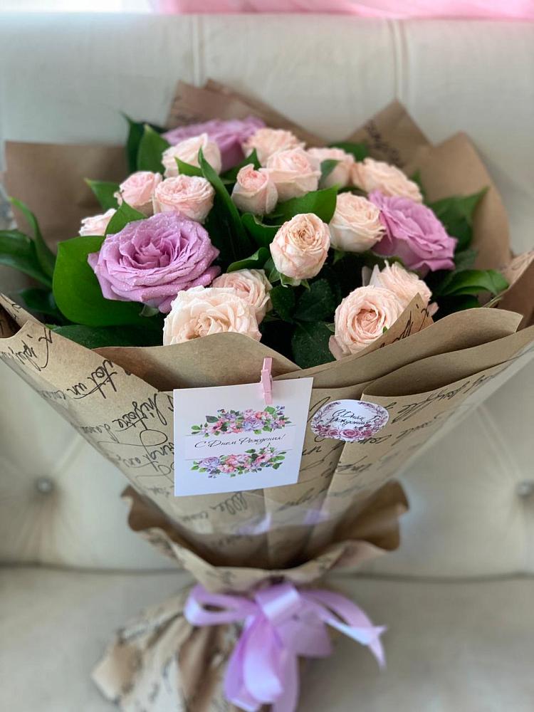 Букет цветов из: Розы в Верхний Услон