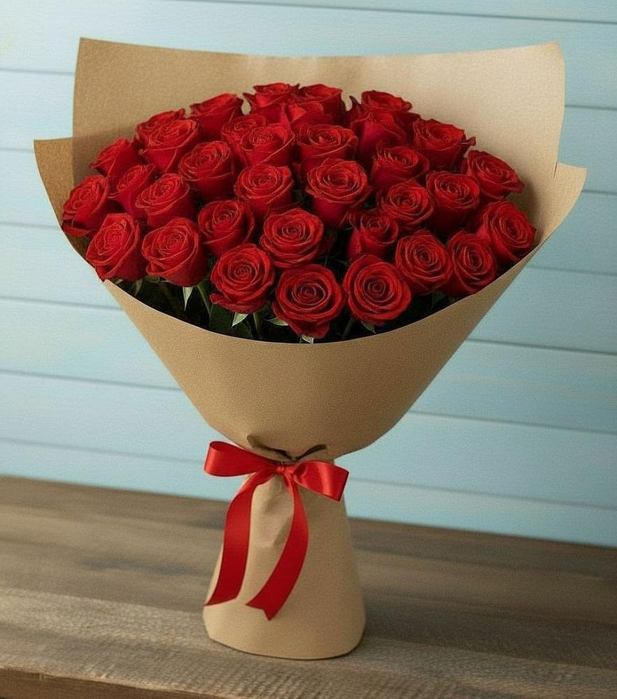 Букет Красные розы Милано в Верхний Услон
