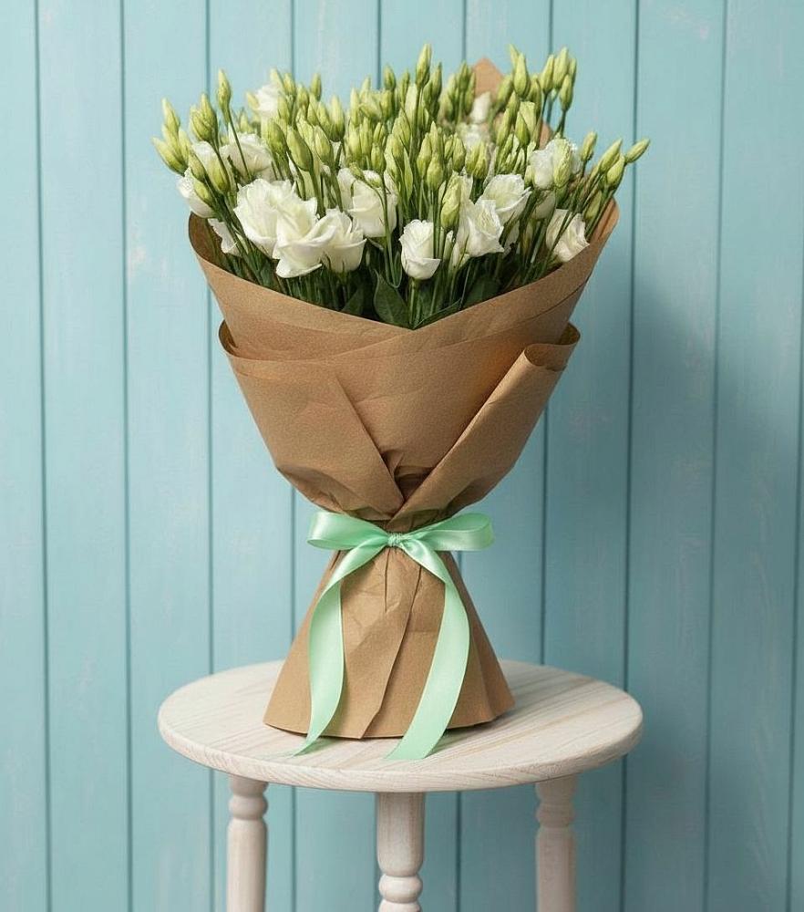 Букет цветов из: Лизиантусы в Верхний Услон