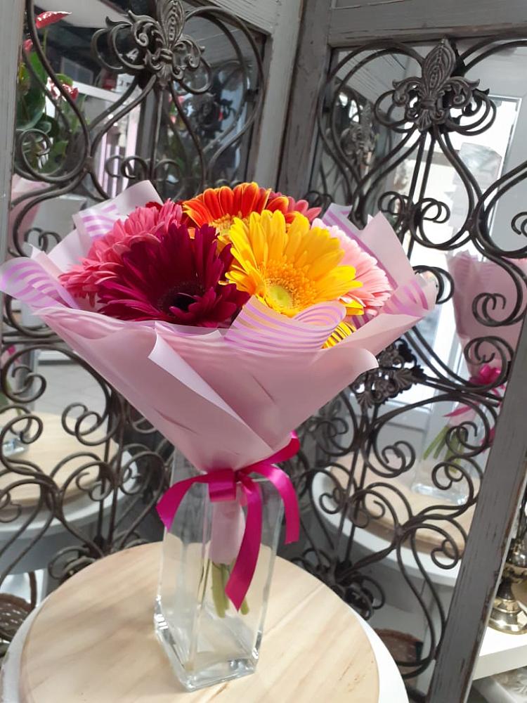 Букет цветов из: Герберы в Верхний Услон