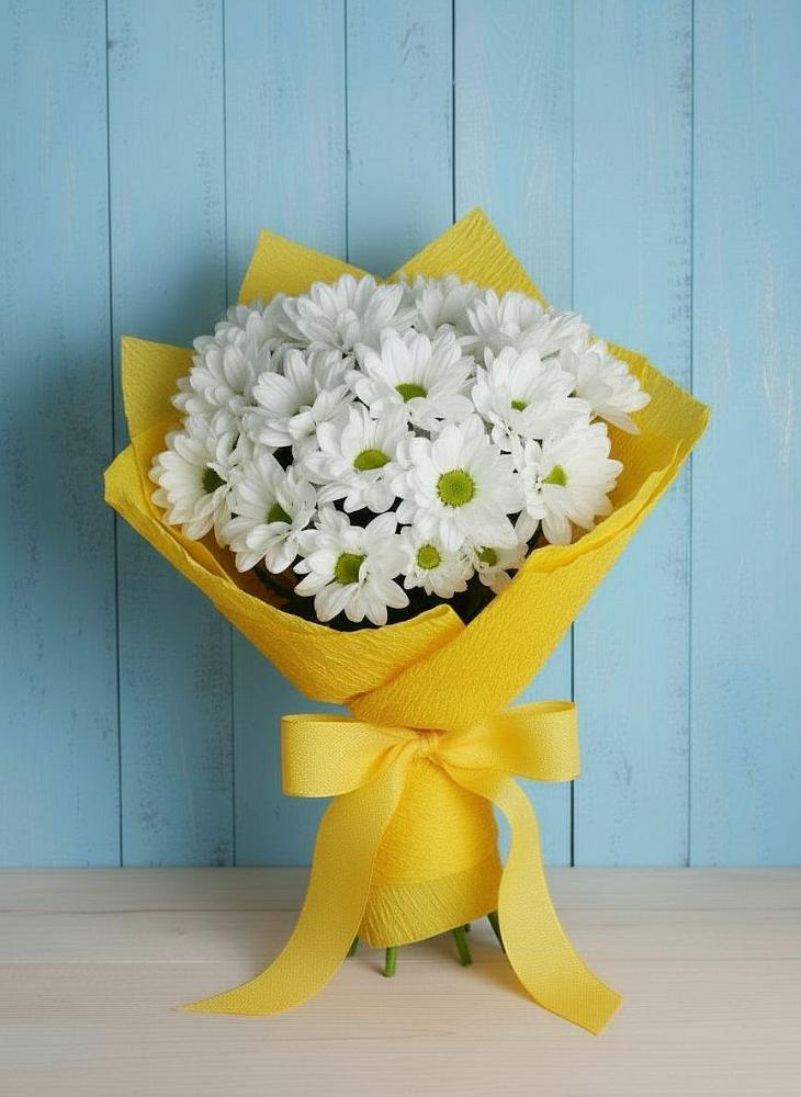 Букет цветов из: Хризантемы в Верхний Услон