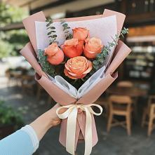 Букет цветов из:  Розы в Верхний Услон