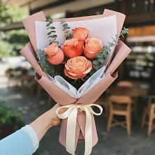 Букет цветов из:  Розы в Верхний Услон