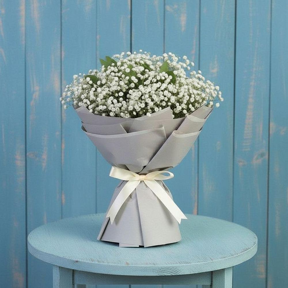 Букет цветов из: Гипсофила в Верхний Услон