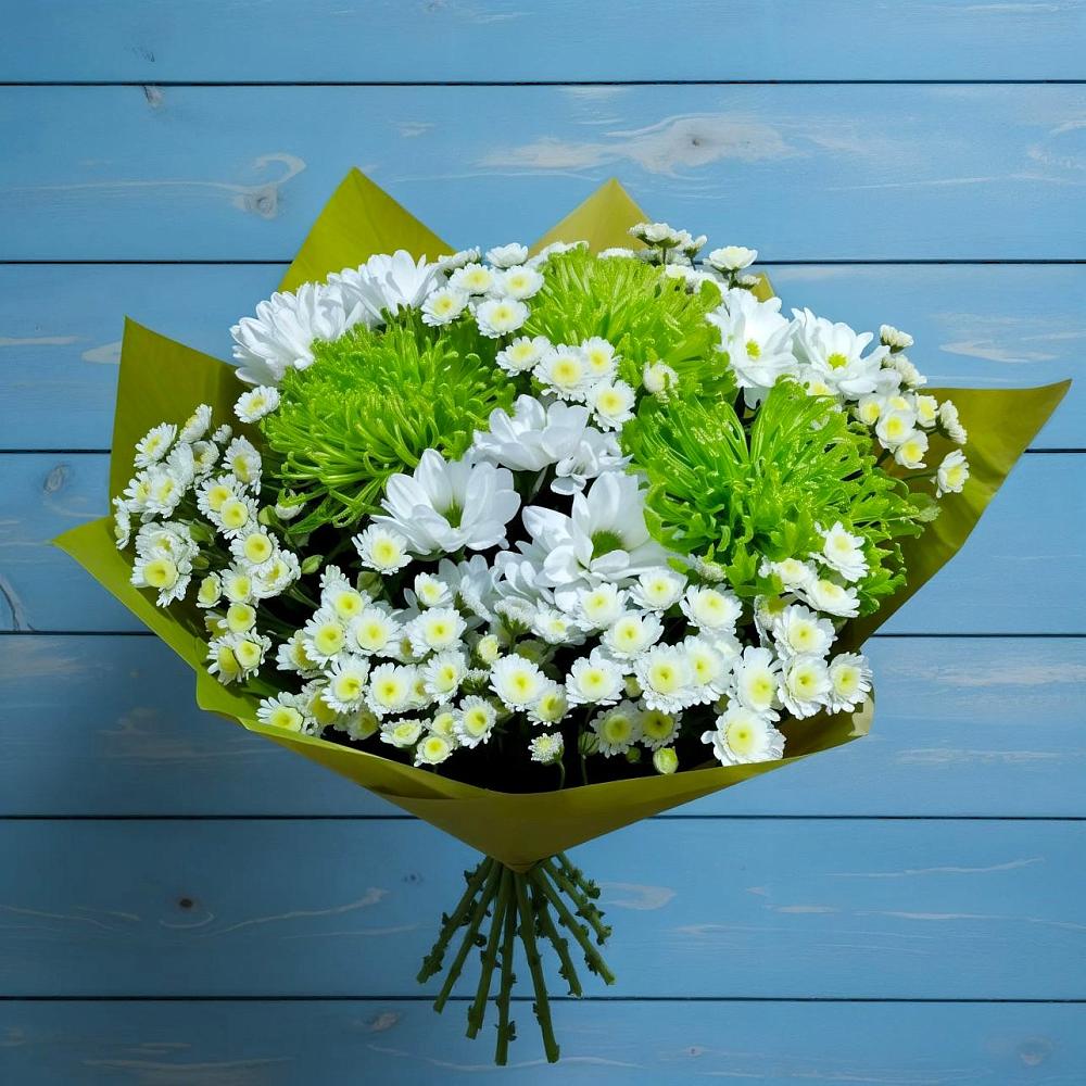 Букет цветов из: Хризантемы в Верхний Услон