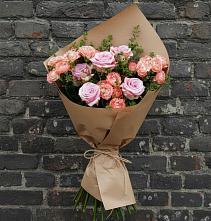 Букет цветов из:  Розы в Верхний Услон