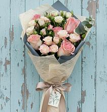 Букет цветов из:  Розы в Верхний Услон