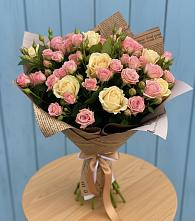 Букет цветов из:  Розы в Верхний Услон