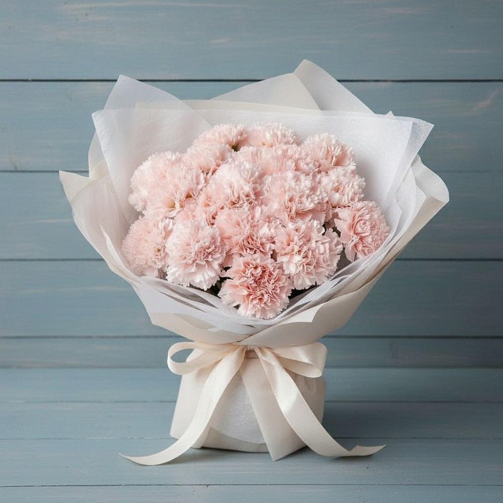 Букет цветов из: Гвоздики в Верхний Услон