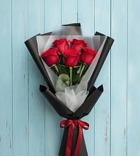 Букет цветов из:  Розы в Верхний Услон