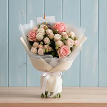 Букет цветов из:  Розы в Верхний Услон