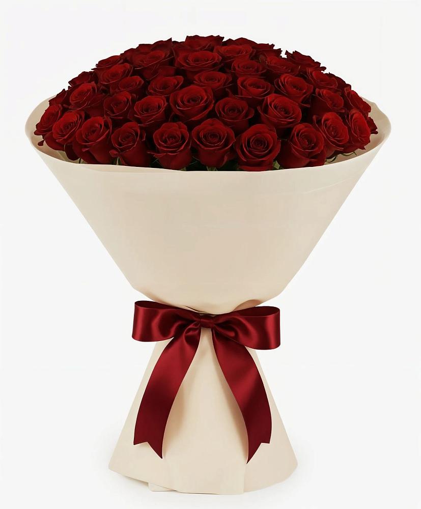 Букет 101 Бордовая роза Блэк Бакарра в Верхний Услон