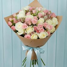 Букет цветов из:  Розы в Верхний Услон