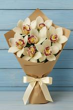 Букет цветов из:  Орхидеи и Розы в Верхний Услон